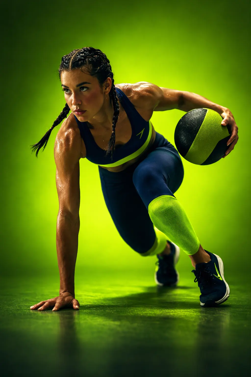 Athlete achieving peak performance with FitViz personalised training
